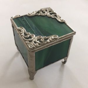 Stained Glass Ring Box